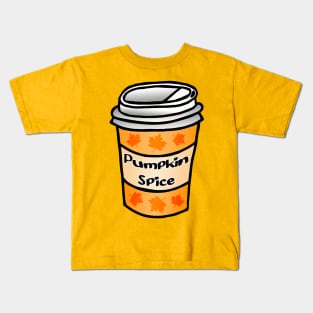 Pumpkin Spice Latte Kids T-Shirt